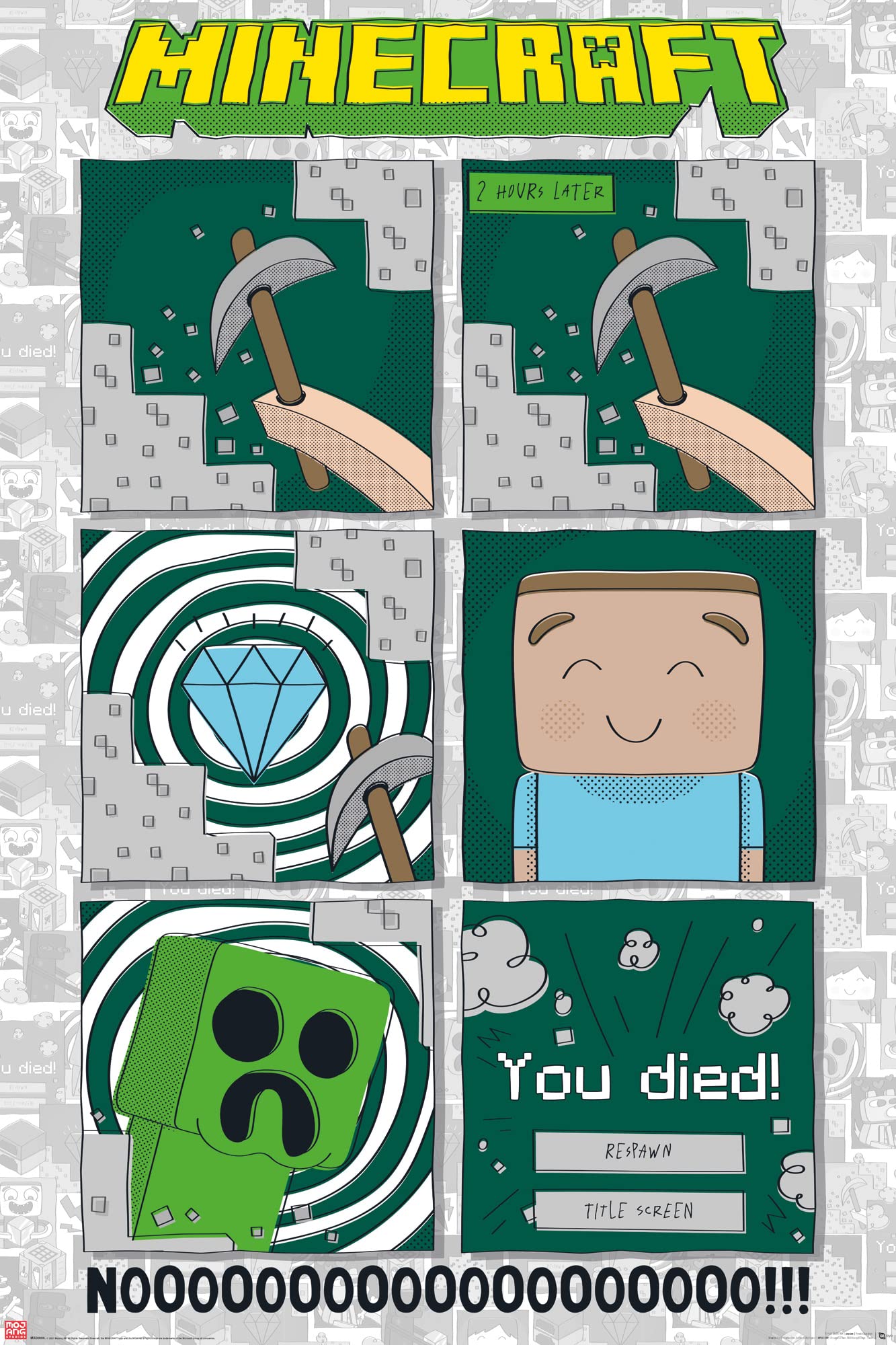 Minecraft Last Diamond Poster