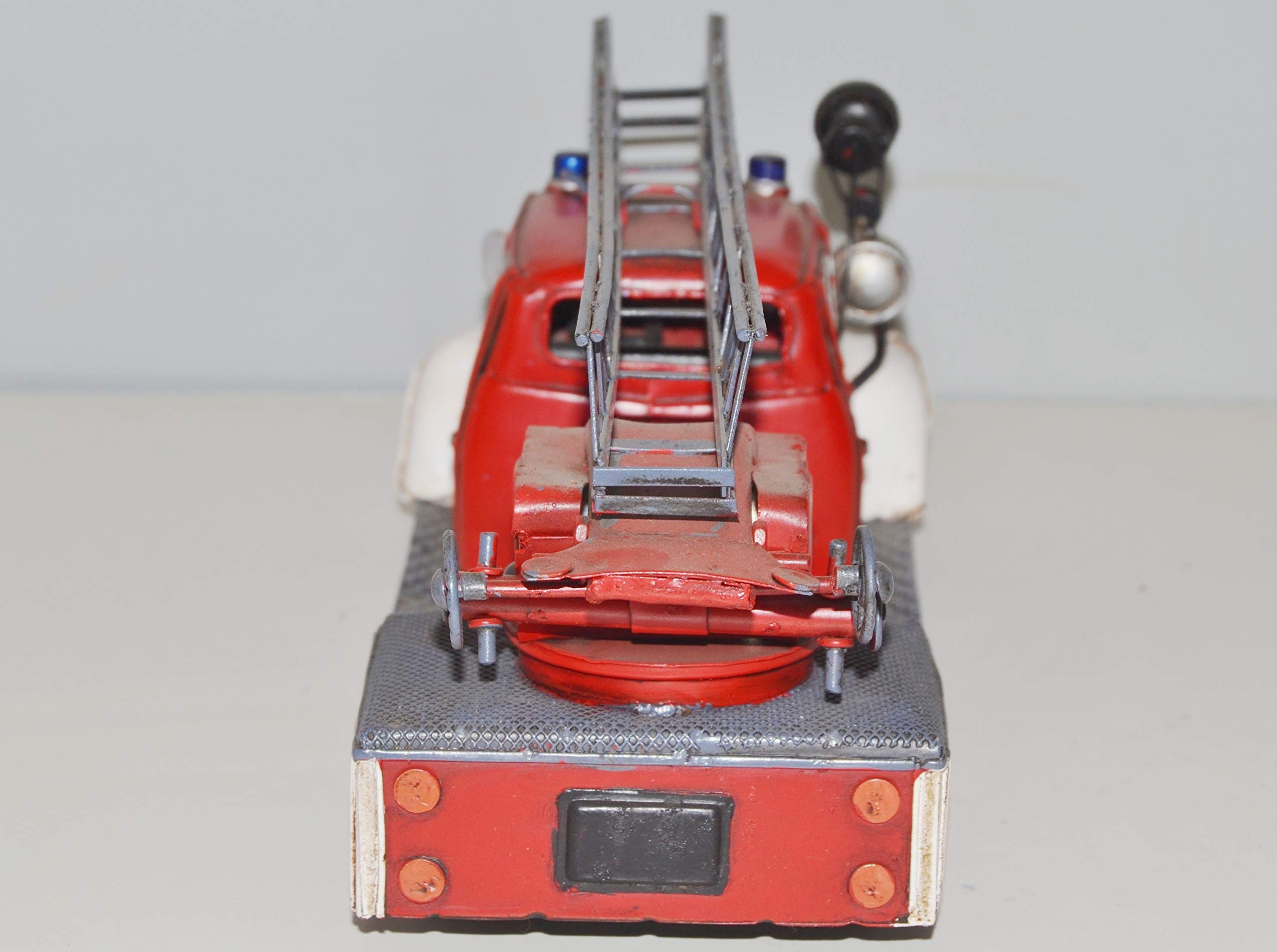 Blechauto Nostalgie Modellauto Oldtimer Marke Magirus-Deutz Modell Mercur Feuerwehr aus Blech L 35 cm