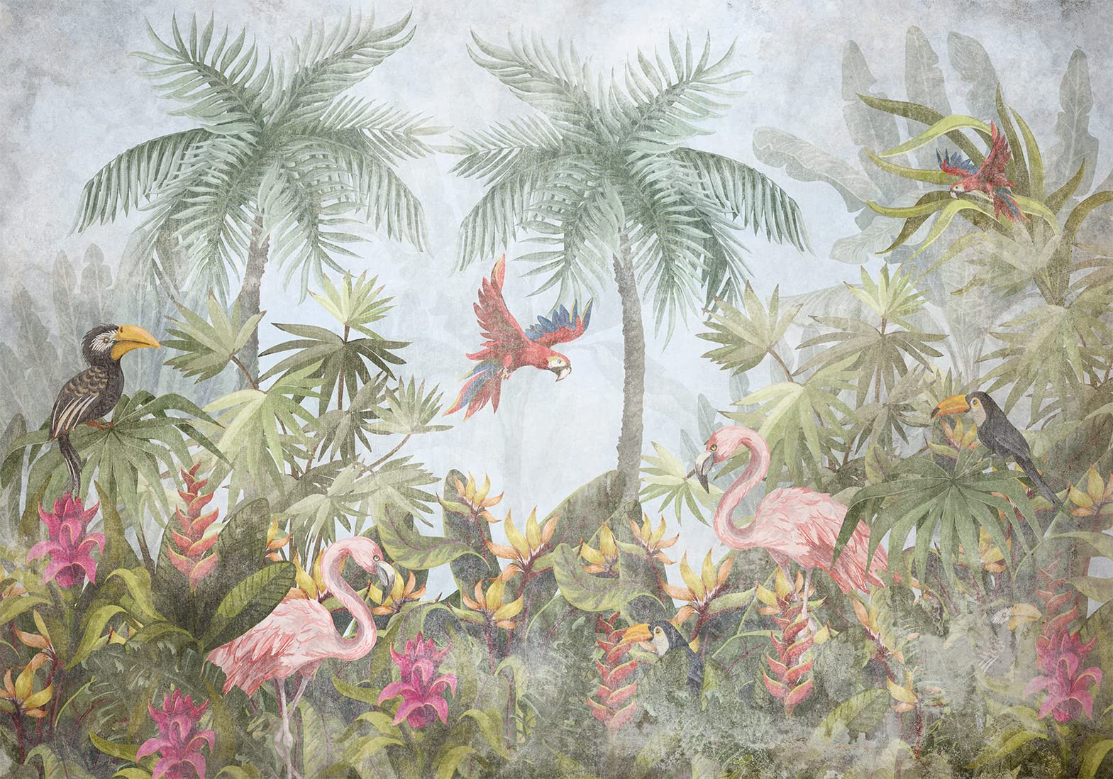 murando Fotomurales Selva 350x256 cm XXL Papel pintado tejido no tejido
