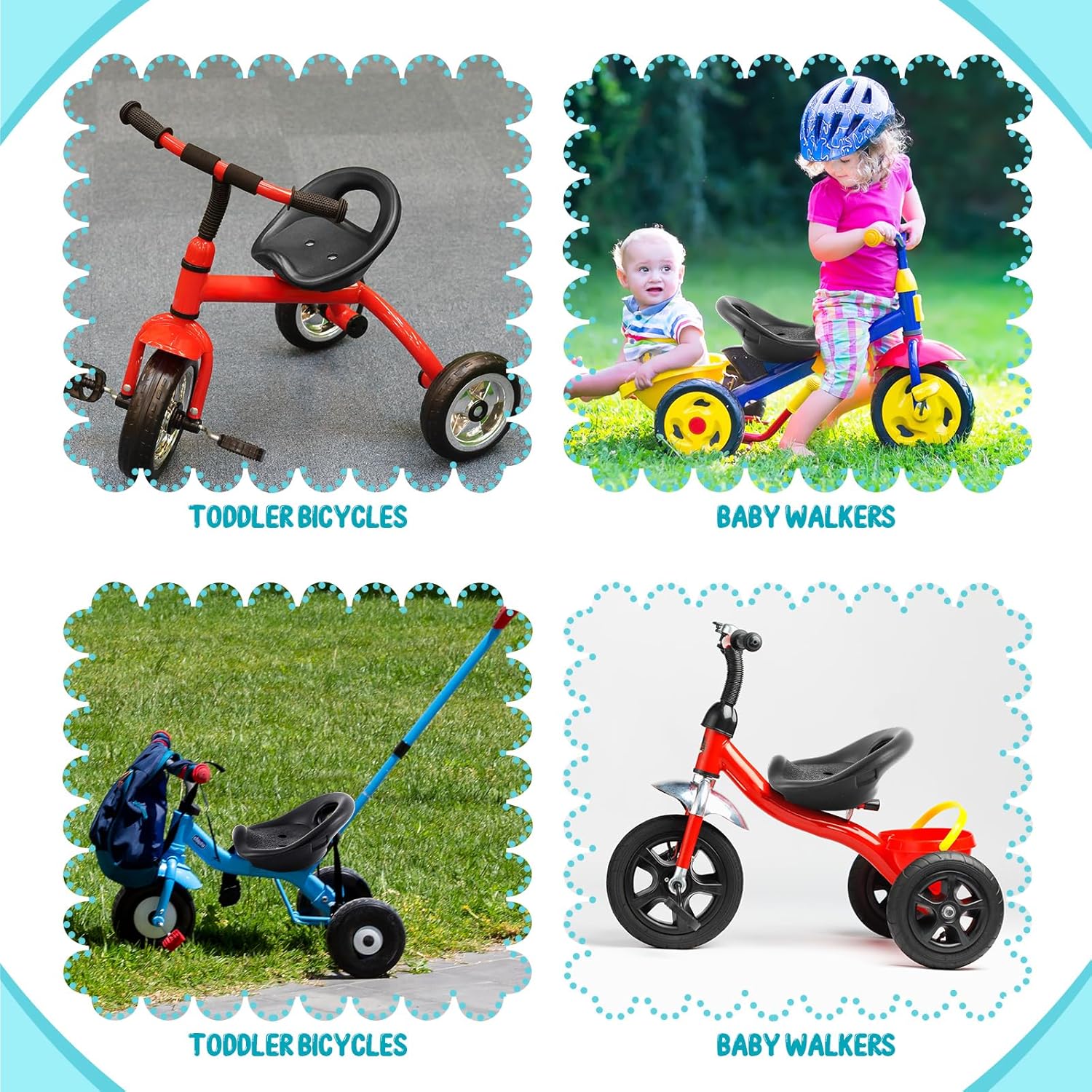 Pangda 2pcs Kids Tricycle Replacement Seat for Toddler Bikes with Mount Screws Kart Seat Drift Cart Saddle for Balance Bike Trikes Cart Black Durable Thickened Adjustable Saddle