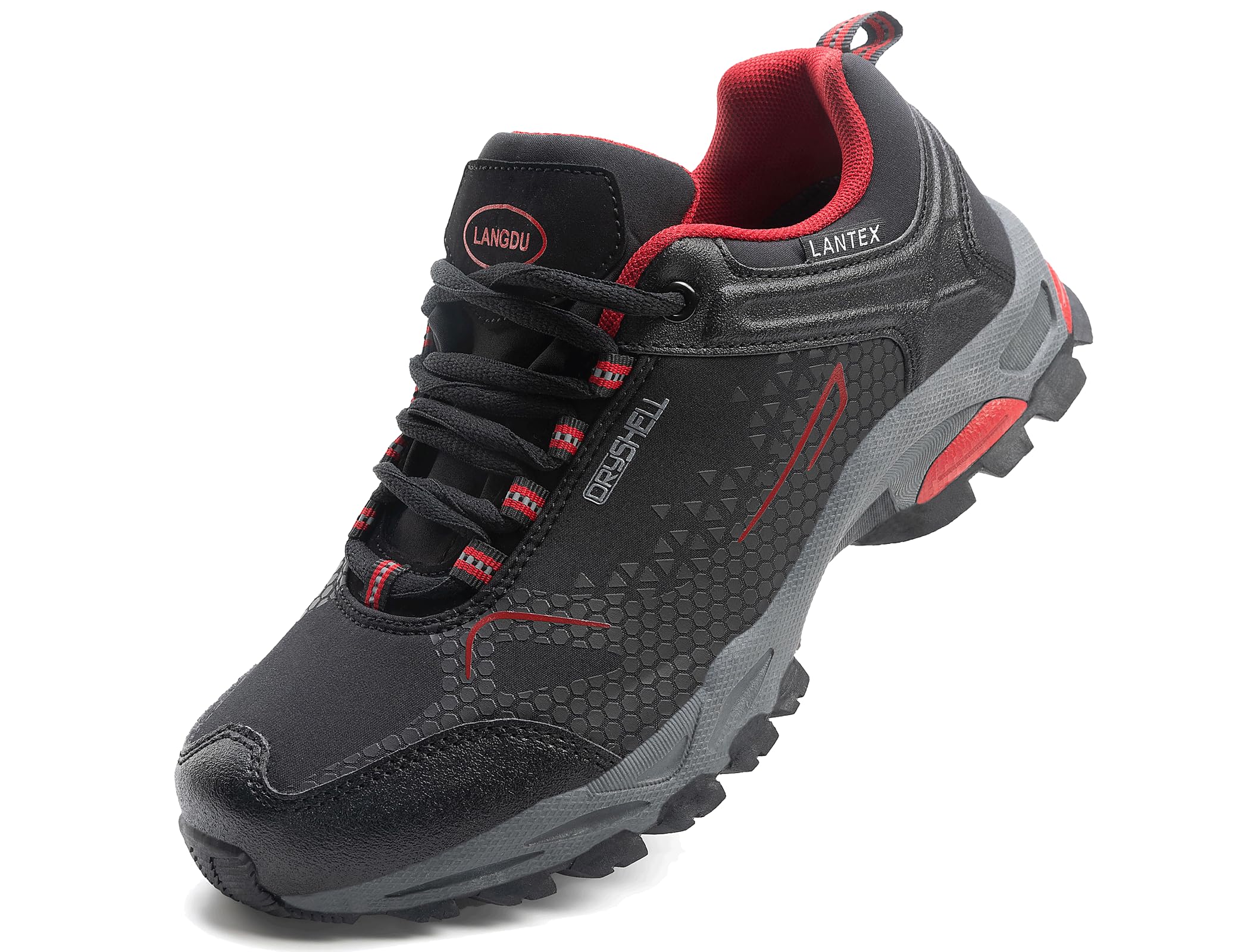 LANGDU Wanderschuhe Herren Damen Wasserdicht Wanderschuhe Leicht Trekkingschuhe Wanderstiefel Atmungsaktiv Outdoorschuhe 38-46EU
