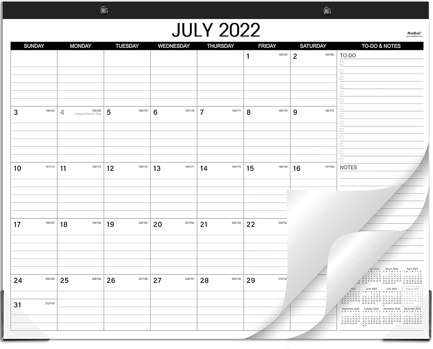 Buy 20222023 Desk Calendar Large Desk Calendar 20222023, 17" x 22