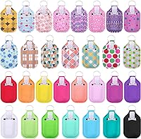 Vista 11 de Duufin Juego de 60 botellas vacías para desinfectante de manos, Sin patrón colorido