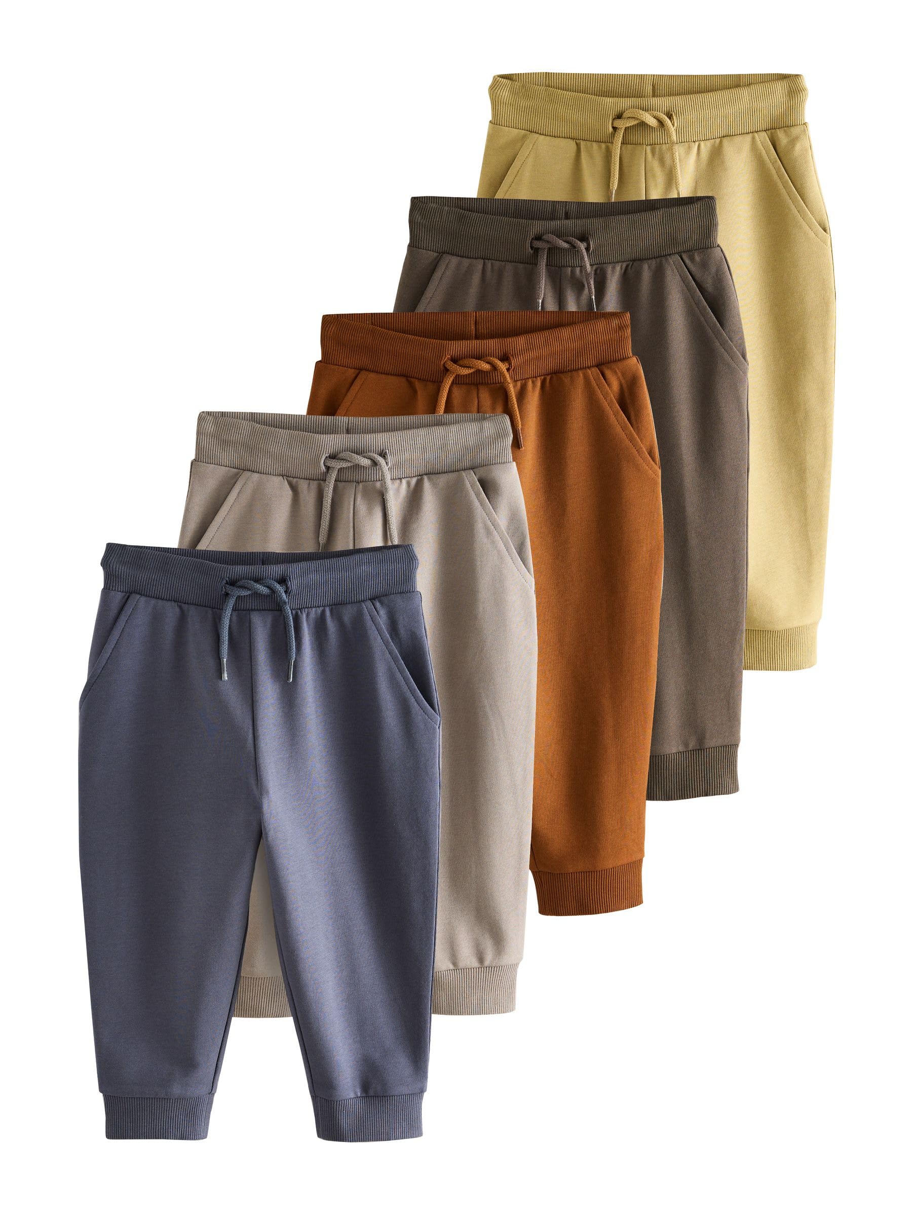 NEXT Niños Pack de 5 Pantalones de chándal Corte estándar