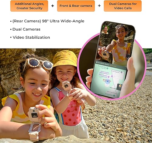 Miniatura 3 de imoo Reloj inteligente para niños, cámaras duales delanteras y traseras, videollamadas HD y chat, relojes inteligentes impermeables IP68, modo