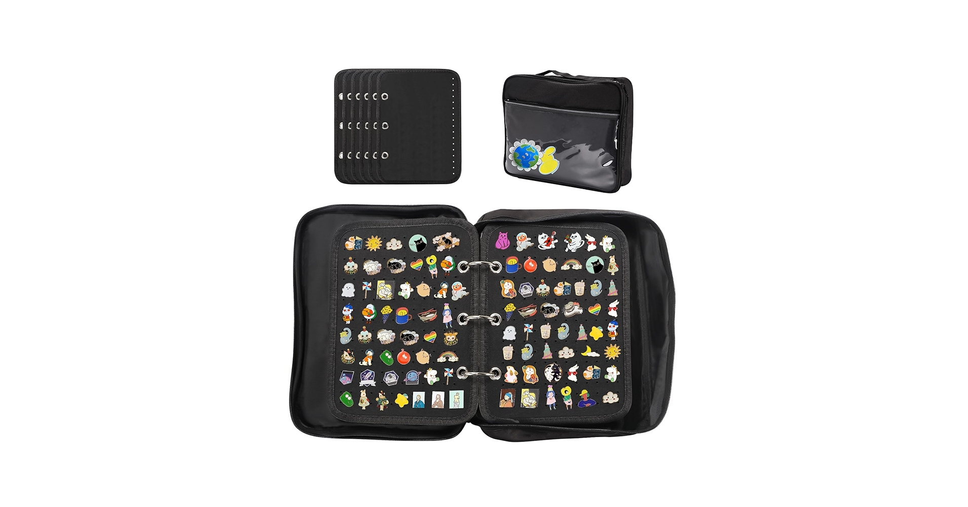 Aimerピンバッジ全種類＋ケース Amazon | 缶バッジ 収納 ピンバッジ ケース 400個収納可能
