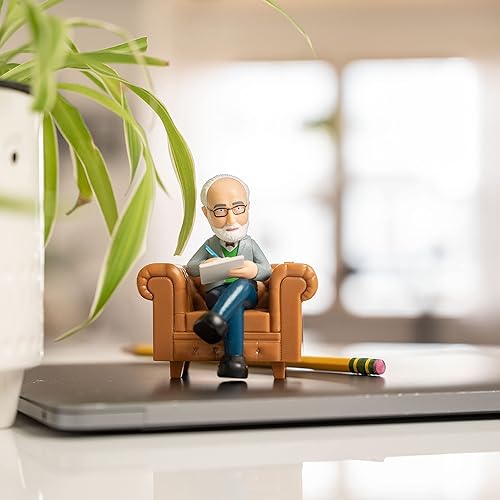 Miniatura 2 de NPW Terapeuta de escritorio, regalo de broma novedoso para niños y adultos, máquina de sonido divertida con 16 frases de sonido de apoyo emocional,