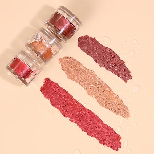 Miniatura 5 de Sombra de ojos en crema altamente pigmentada, mezclable, brillante, iluminador, suave, resistente a las arrugas, juego de maquillaje de ojos - 10