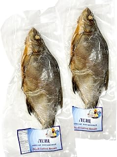 TEAMORE Dried Bream Fish, Handcrafted Dry Lesch | Pack of 2
