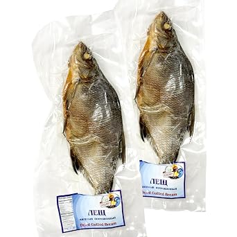 TEAMORE Dried Bream Fish, Handcrafted Dry Lesch | Pack of 2
