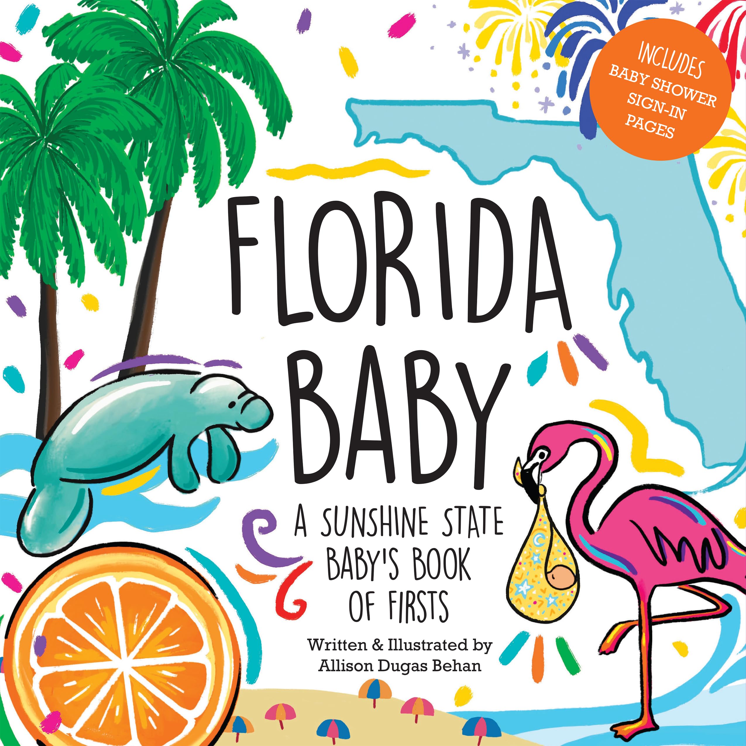 Livre de naissance Florida Baby cadeau de babyshower idéal