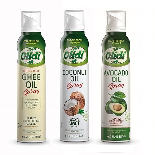 Miniatura 2 de Olidi - Aerosol de aceite de aguacate de 5 onzas, 100% puro, perfecto para aperitivos saludables Keto, hornear, asar a la parrilla, condimentar o