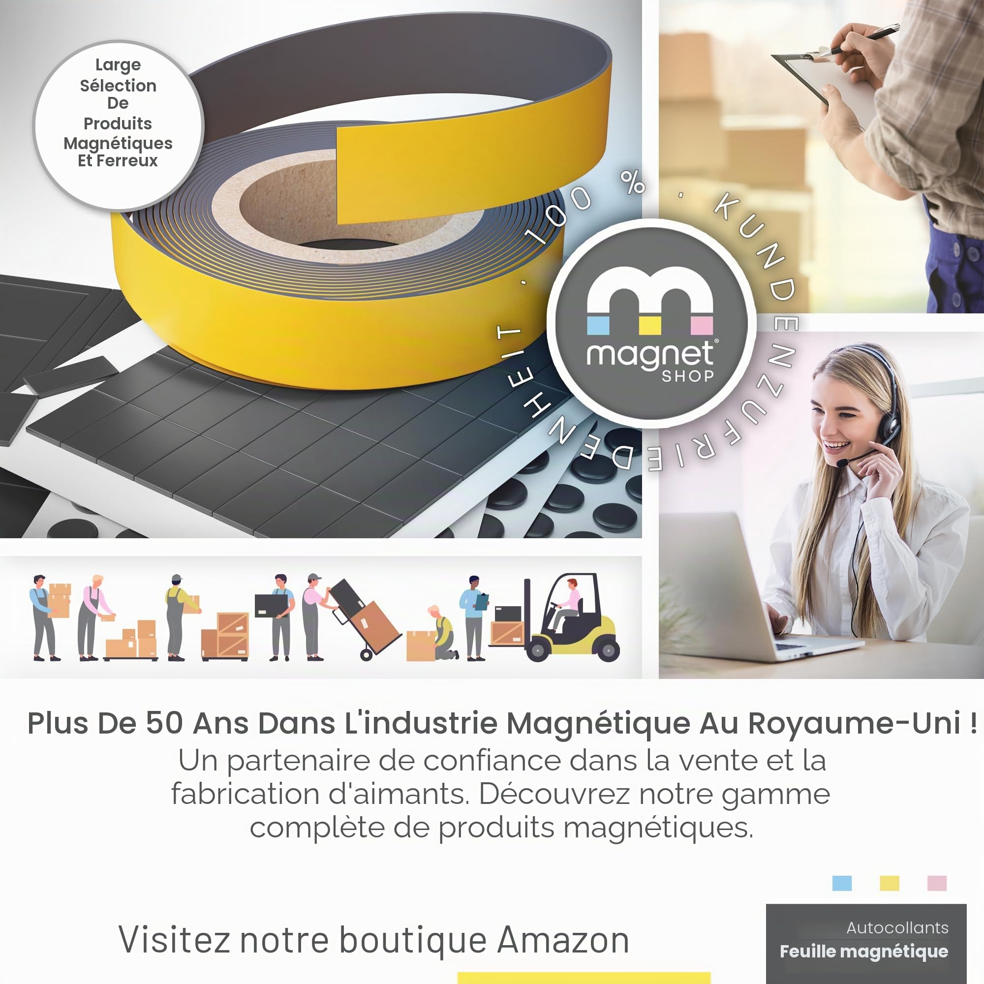 TMS Feuilles magnétiques autocollantes | Pour le rangement de matrices magnétiques, travaux manuels, voitures, taxis, véhicules, fabrication de panneaux