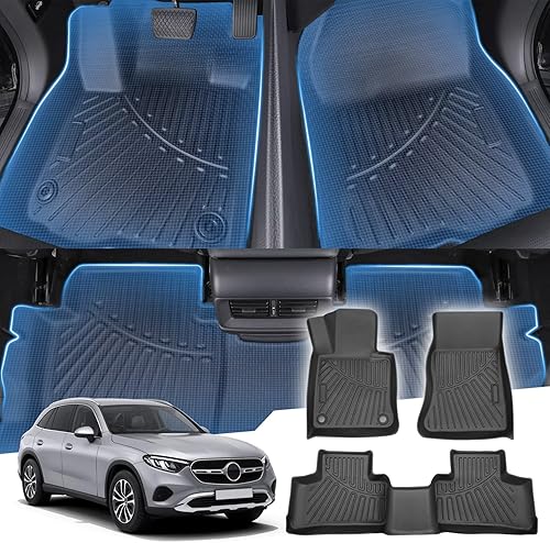 Miniatura 12 de Alfombrillas Sunsdrew para 2022 2023 2024 Hyundai Ioniq 5 TPE Tapa de maletero para todo tipo de clima, inodoro, antideslizante, forros de piso