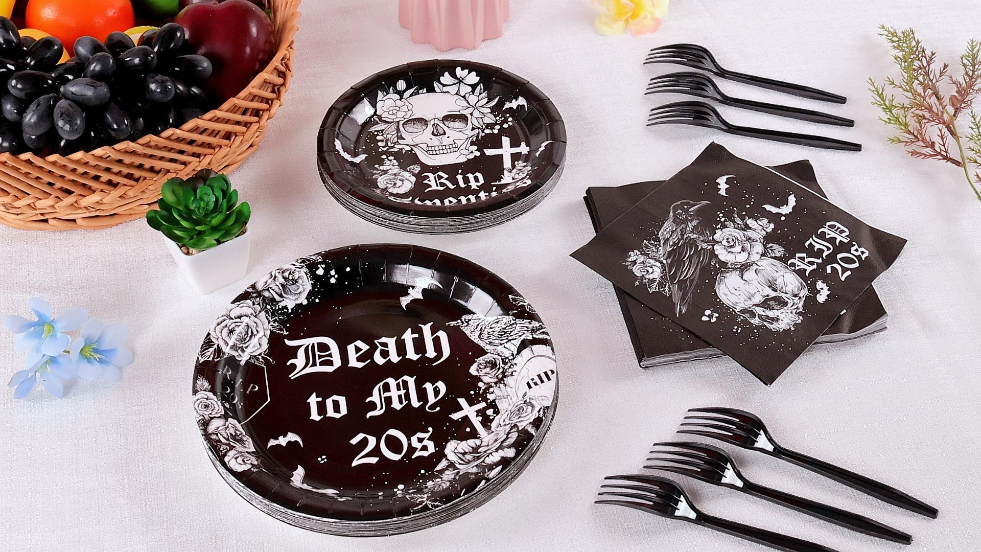 Amazon.com: gisgfim 30th Birthday Party Supplies Tableware Set for