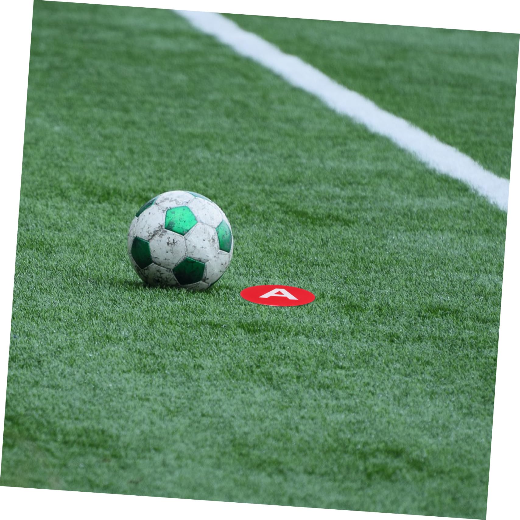 TOYANDONA 9pezzi Accessori per Allenamento di Calcio Dischi Piatti Alfabeto Attrezzatura per Allenamento di Calcio Materiale in PVC Affidabile