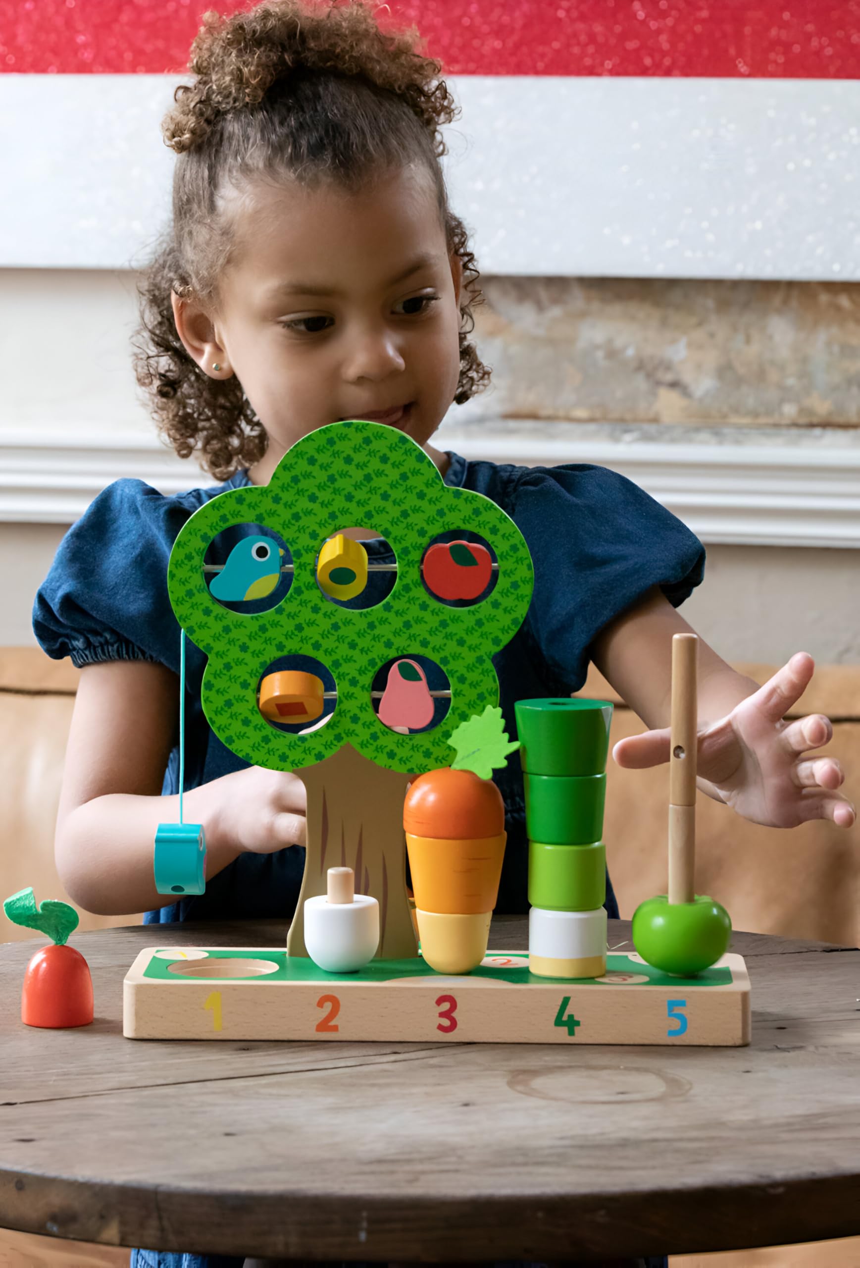 VILAC - Jouet en bois -Jeux d'éveil - Apprendre à compter et découvrir les formes basiques - 2469