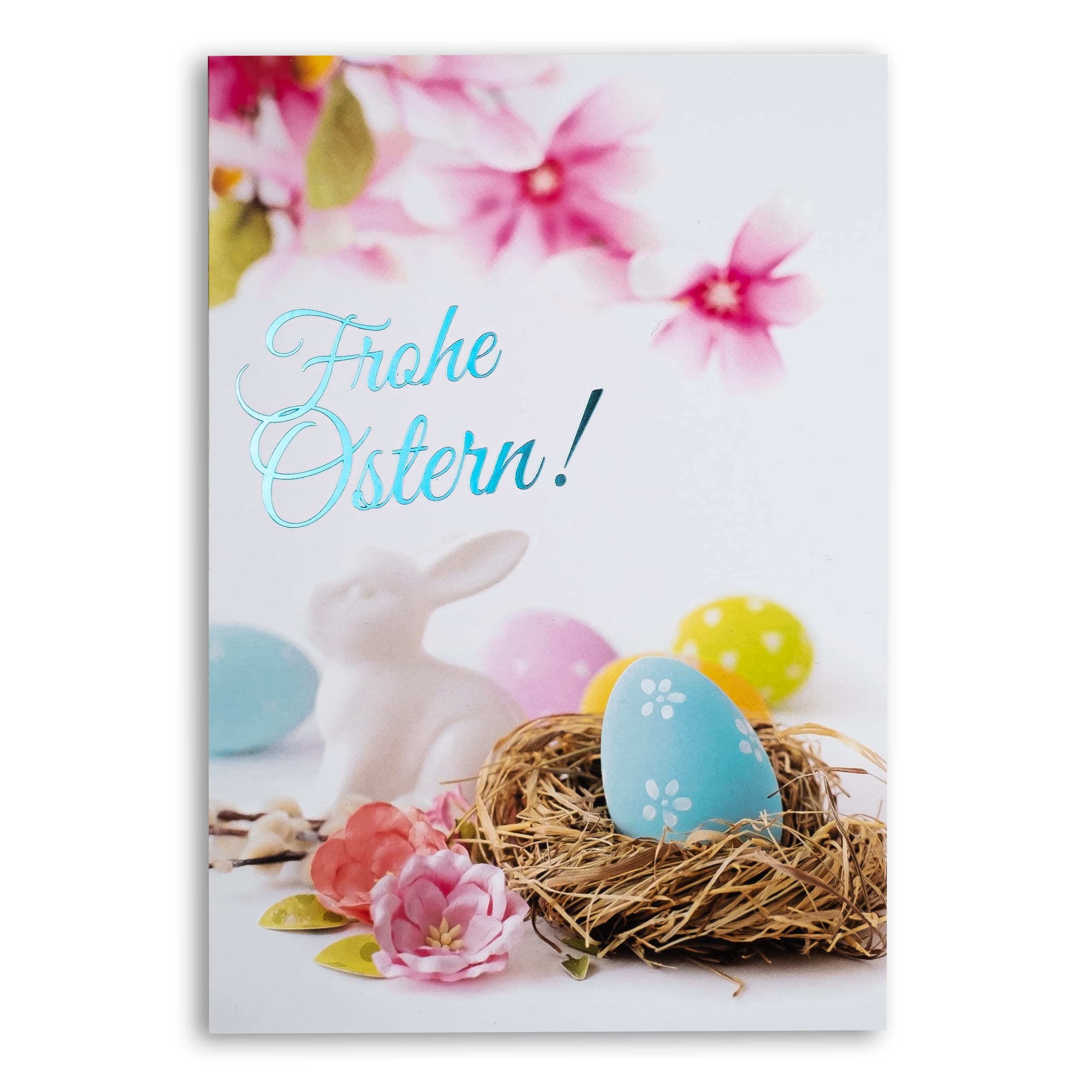 Art Nuvo - Exclusive Easter Cards No. 7 Set of 10 Cards 120 x 170 mm with Gold-Plated Writing and White Envelopes EE107