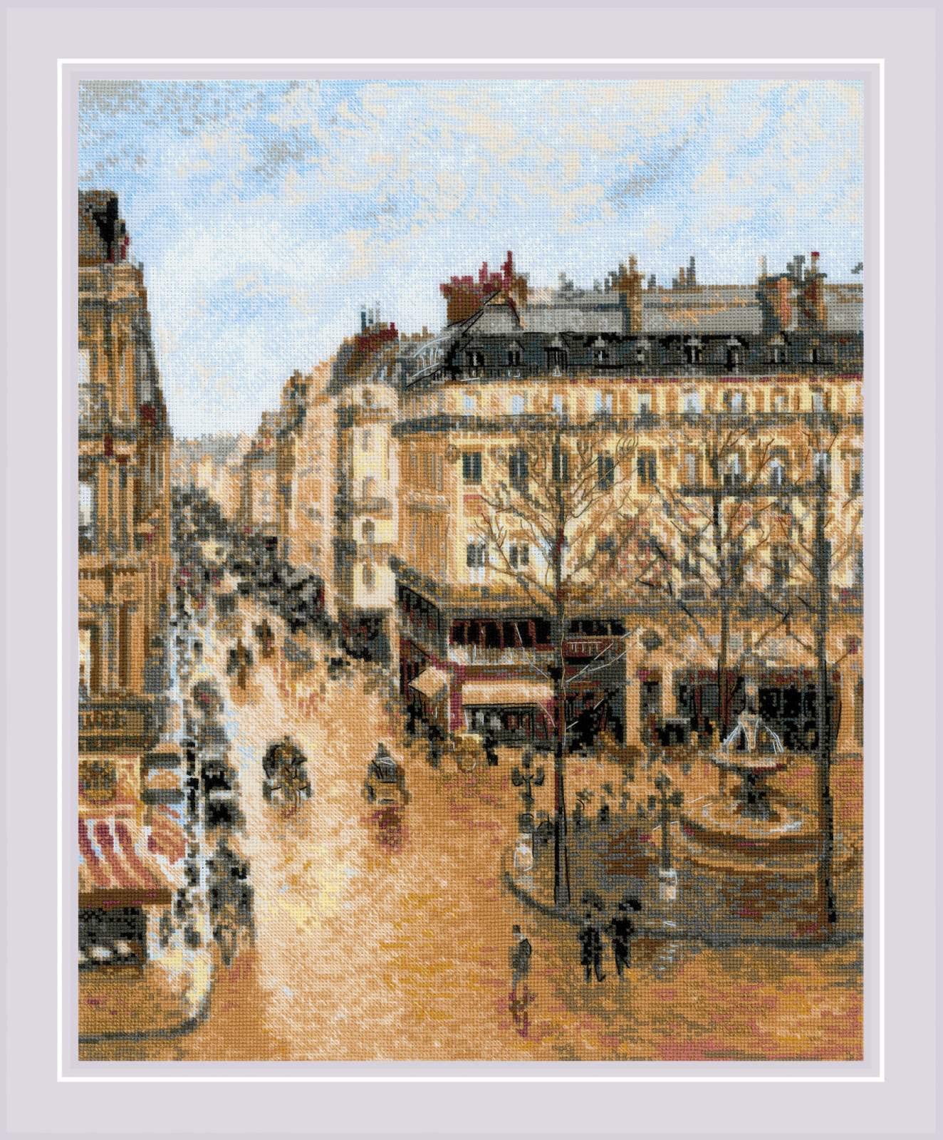 RIOLIS Counted Cross Stitch Kit 15.75"X19.75"-Saint-Honore Street (14 Count) -R1955