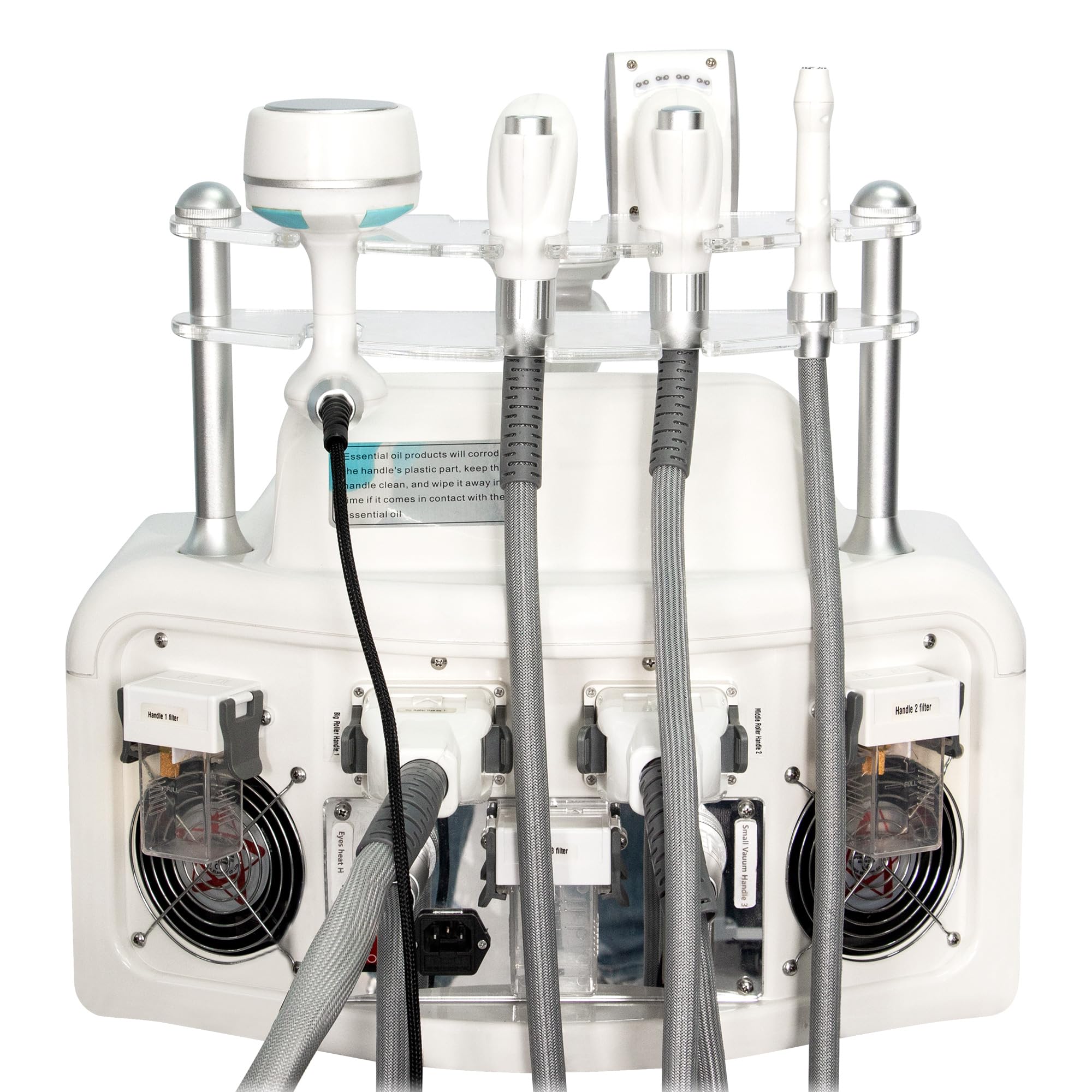 Masajeador multifuncional V-NINE 5 en 1 con rodillos automáticos | Tratamientos de modelado corporal y facial, reafirmación de la piel y cuidado de los ojos para salones de belleza y spas.