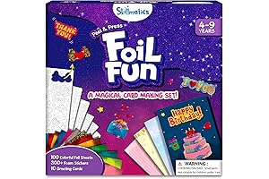 Skillmatics Foil Fun Card Making Set: Art & Craft Activities for Kids