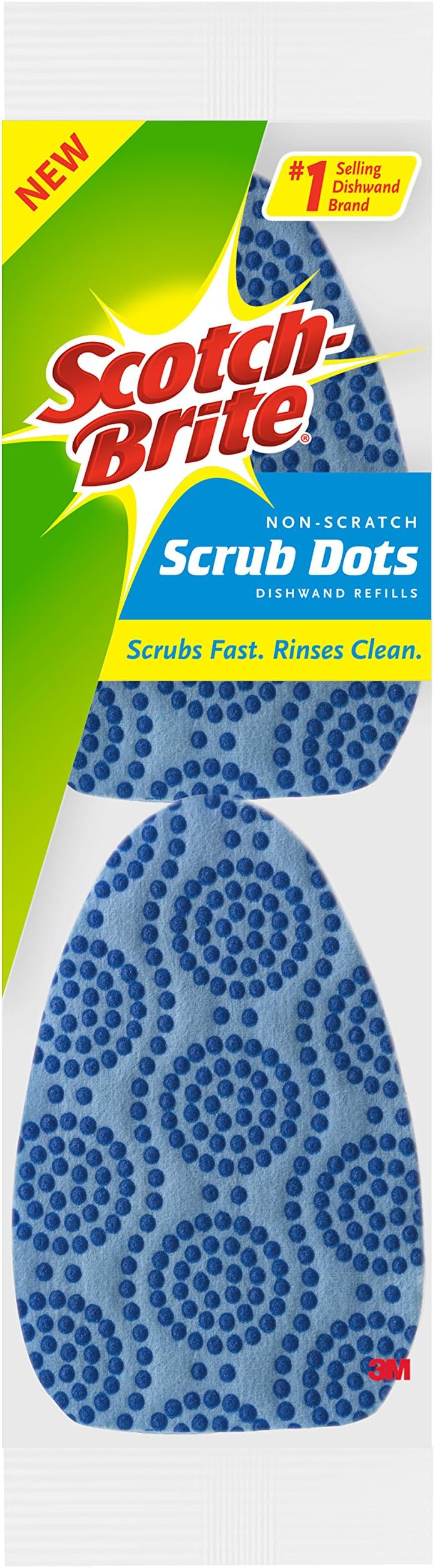 Scotch-Brite 2 Piece Scrub Dots Non-Scratch Dish Wand Refills