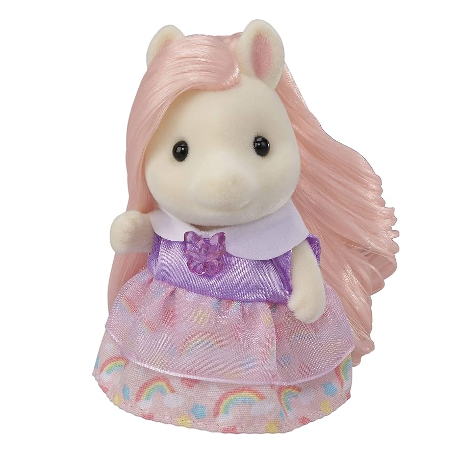 シルバニアファミリー ポニーとイヌの女の子 馬術大会セット