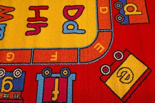 Miniatura 2 de Abc Shapes tapete para niño con diseño de letras para aprendizaje del alfabeto, Nylon