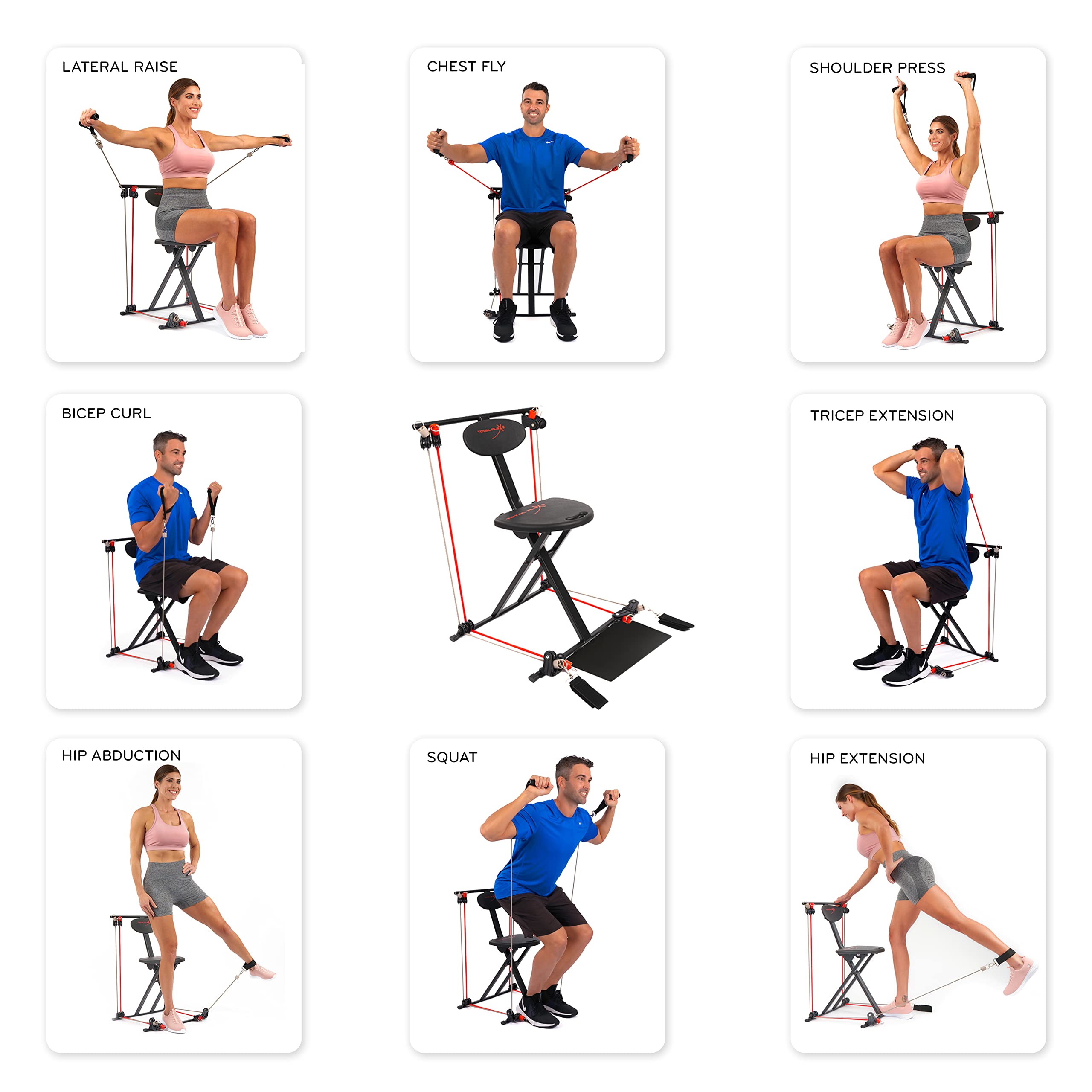Amazon | TotalFlex-L - コンパクトデザイン ホームジム 万能運動