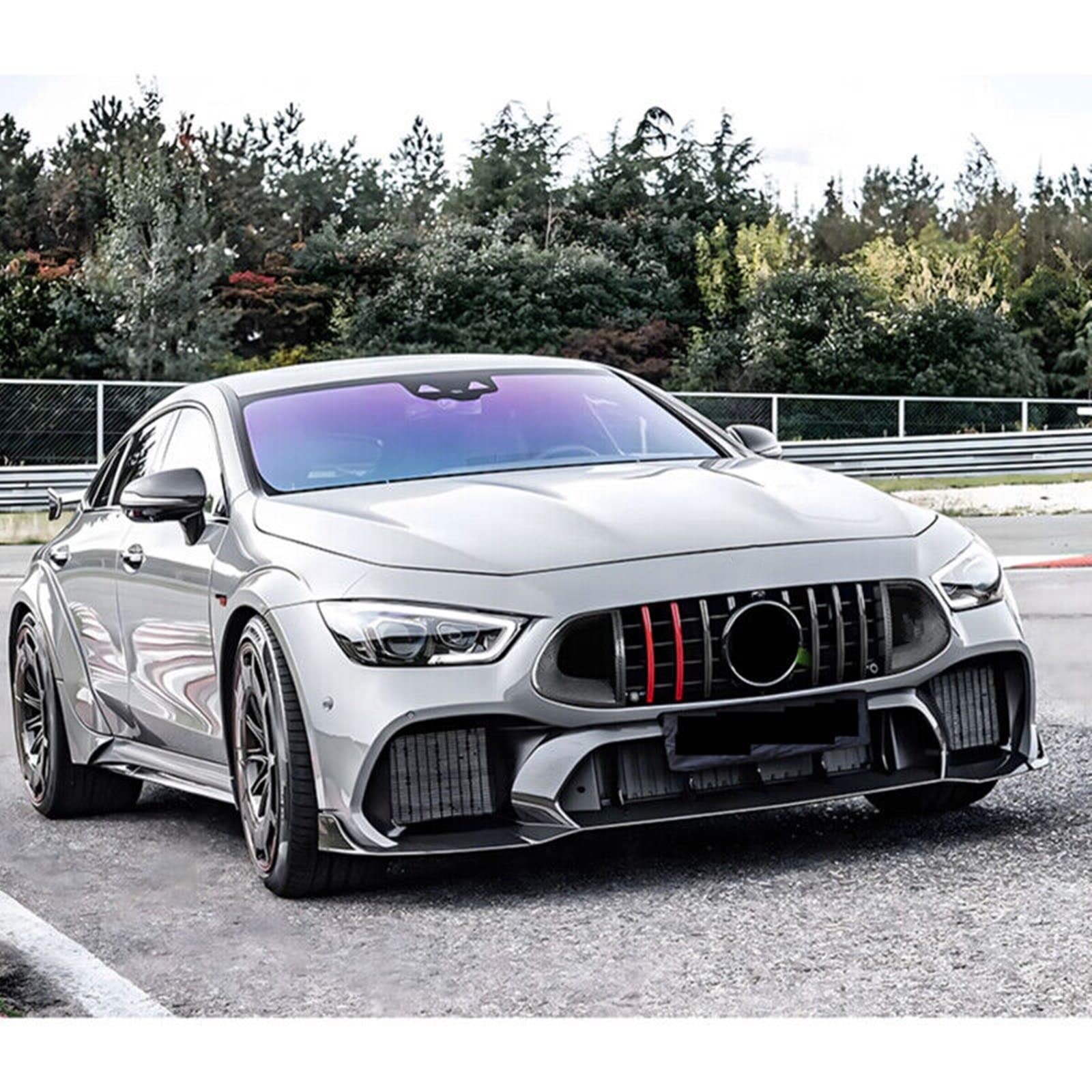 Auto Kühlergrill Aus Aluminium - 100x33cm Für Frontschutz