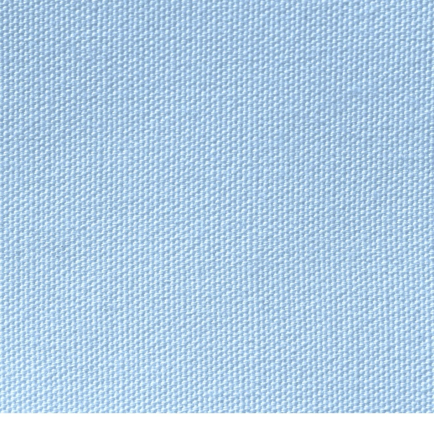 DaunenStep Lenzuolo con gli angoli elastici - Vivacolor | Celeste | 170-200 x 200 cm - matrimoniale
