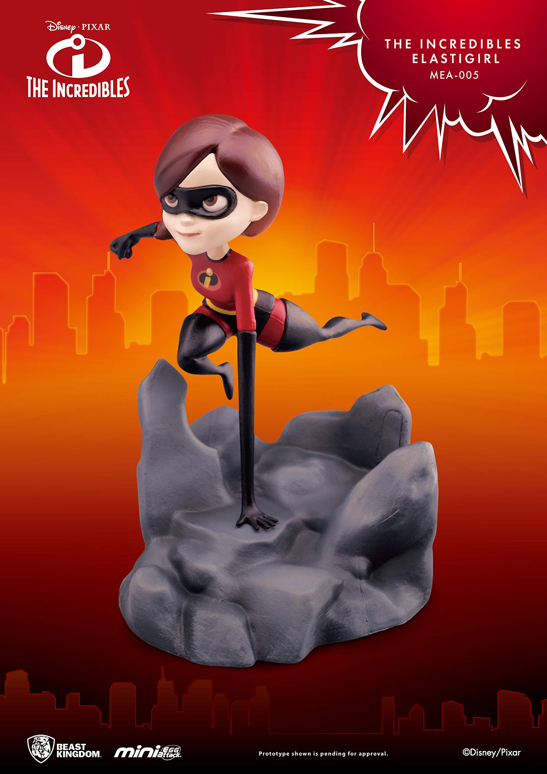 Amazon.com: Beast Kingdom The Incredibles: Mea-005 Elastigirl Mini