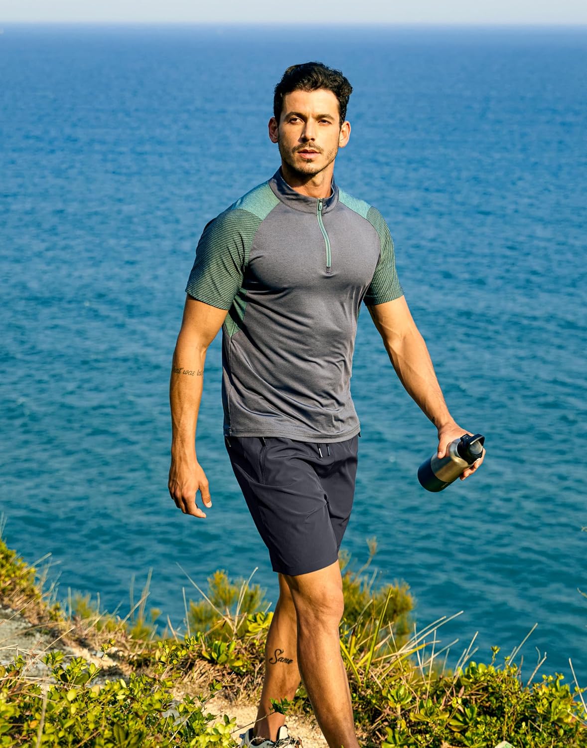 G Gradual Men's Hiking Shorts 7"/9" Lightweight Athletic Shorts for Men Quick Dry Stretch Casual Shorts with 3 Zipper Pockets - Image 3