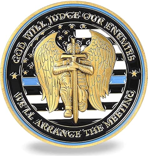 Miniatura 4 de US Saint Michael Police Prayer Challenge Coin State Trooper Gifts