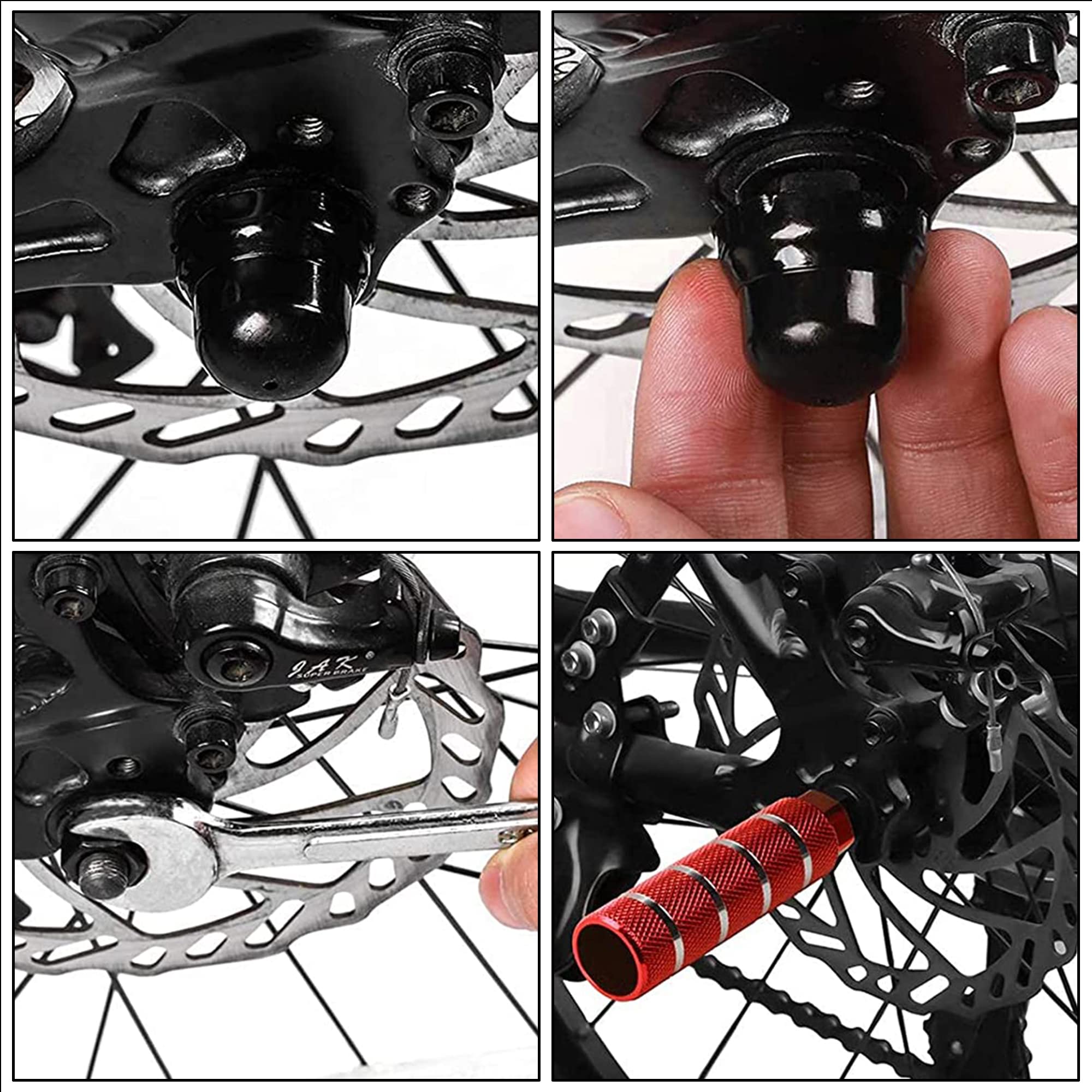 Pédales De Vélo BMX En Alliage D'aluminium CBLSF - Lot De 2, Mauves, Avec Repose-pieds, Pour VTT Ou Vélo Classique