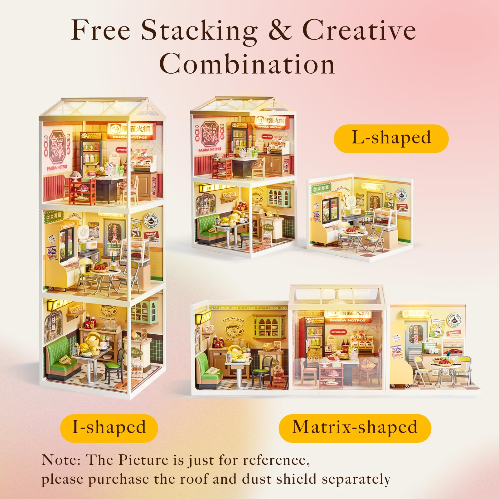 Amazon.com: Rolife Super Creator DIY Miniature Plastic House