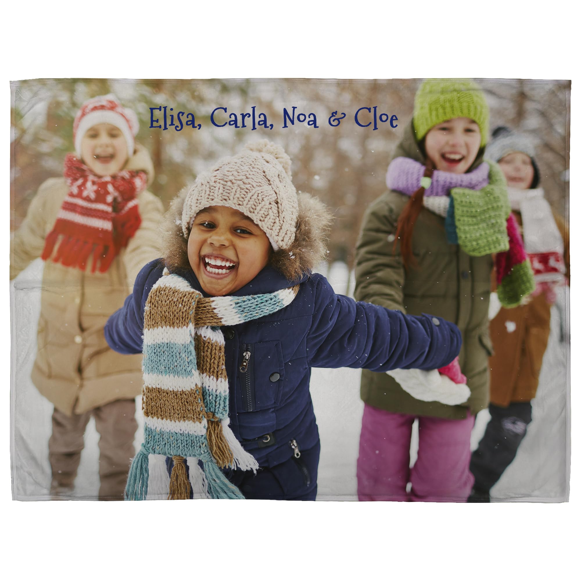 LolaPix Manta Personalizada. Manta Personalizada con Foto. Manta Polar para Sofa y Cama. 280 gr/m2. Regalos Personalizados. Padre, Madre. Manta Polar. Varios tamaños. 80x100cm