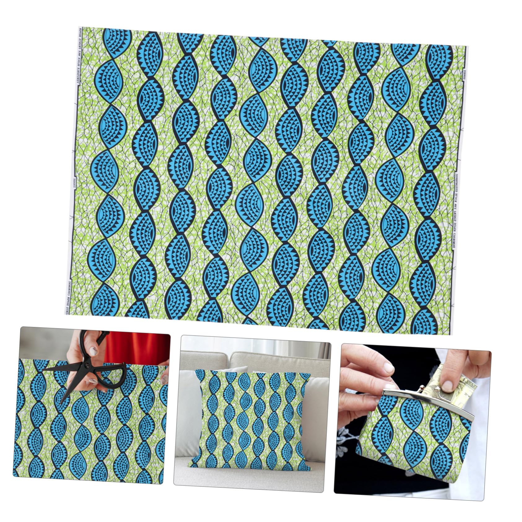 アフリカ　工芸品　布 アフリカンプリント｜ワックスプリント｜African design print