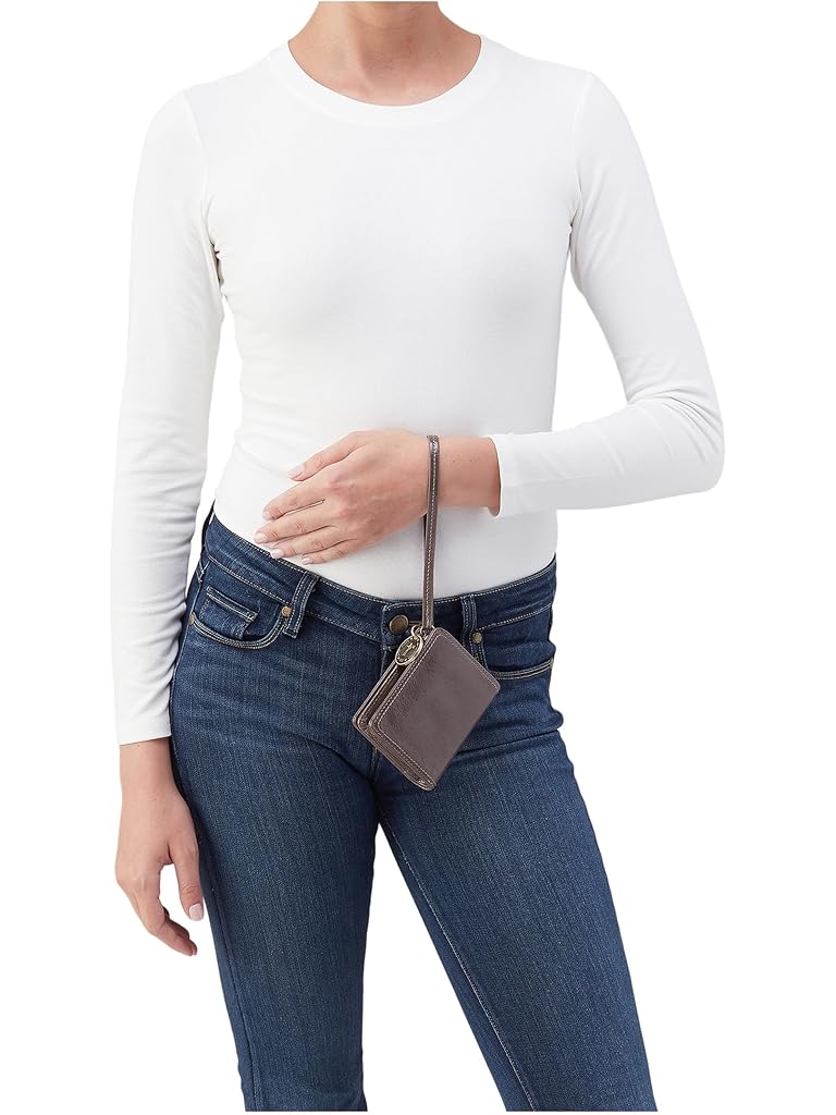 Brown HOBO Coin Wristlet Wallet