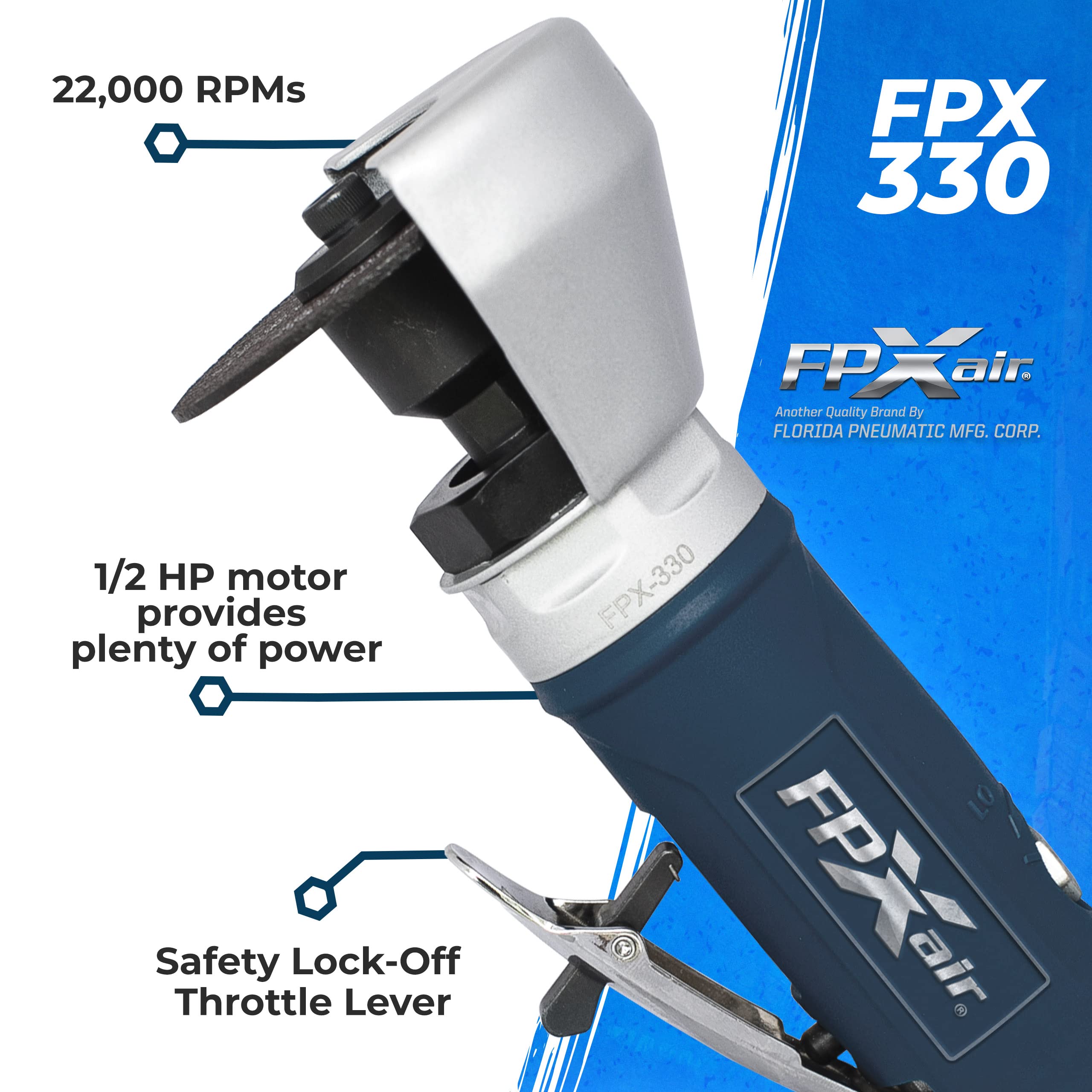 FPXAIR 3" Cut-Off Tool - Pneumatic Metal Cutting -2