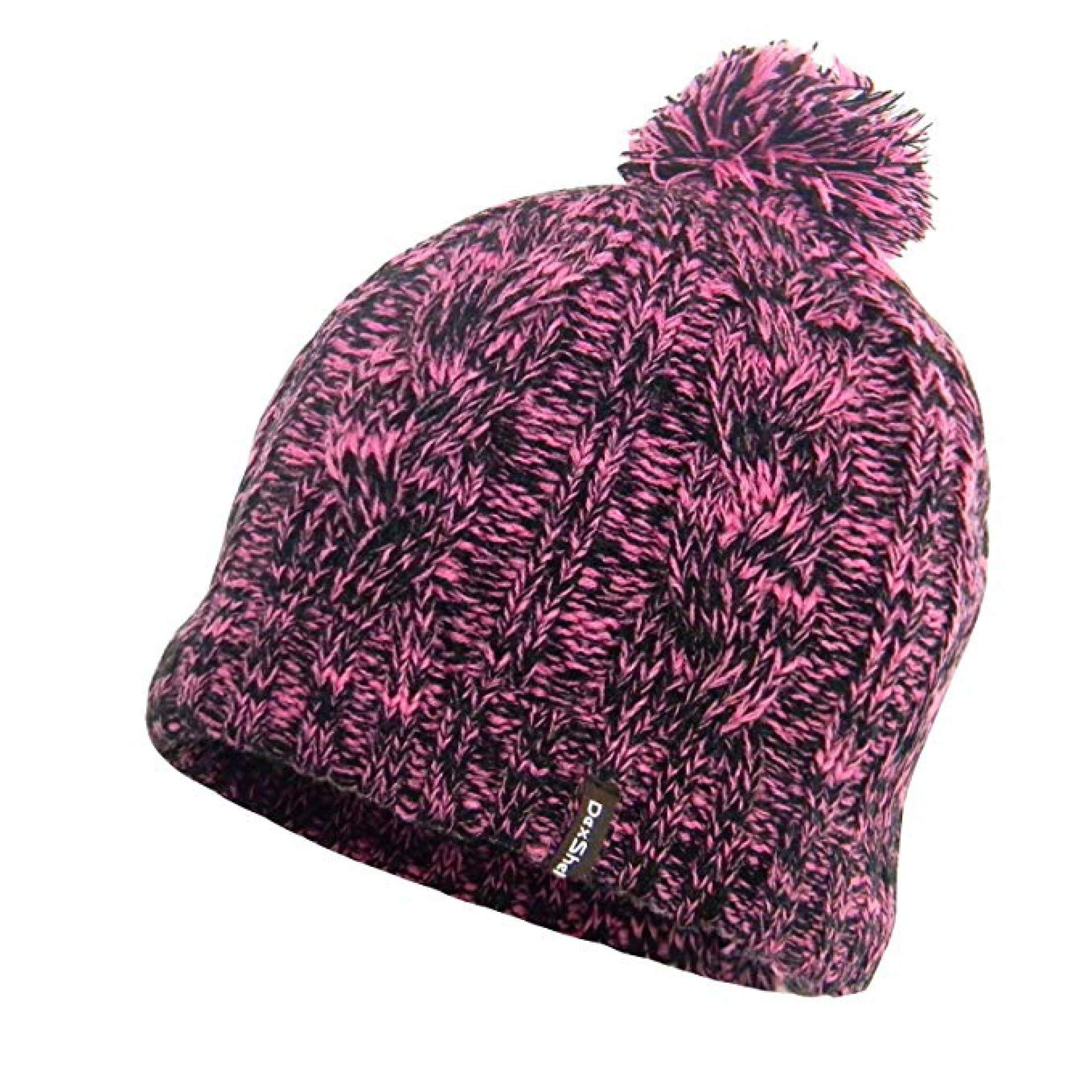 DexShellBeanie Cable Pompom - Pink Cable - One Size