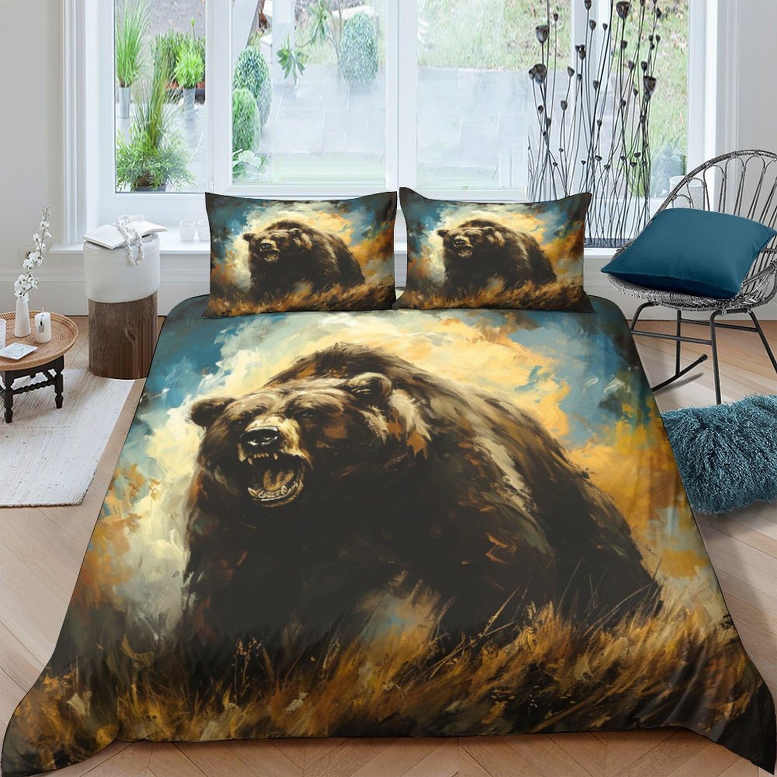 Housse de couette anti-allergique 200x200 cm protégeant la peau contre les acariens