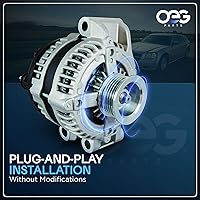 Vista 8 de Piezas de OEG nuevo alternador compatible con Volvo 2001-2006 S40 S60 S80 V40 V70 XC70 XC90 2.4L 2.5L 36050262, 3803645, 8602343, 8602629, 86029