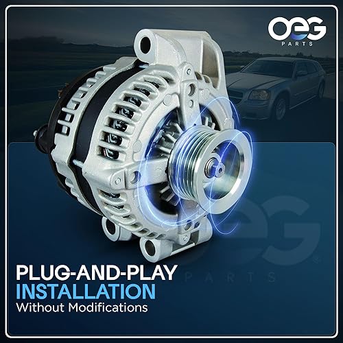 Miniatura 8 de Reemplazo de alternador de alto rendimiento de 255 amperios para camioneta Chevy Chevrolet C Silverado Isuzu Hummer y Saab de 60l 66l y 81l modelos