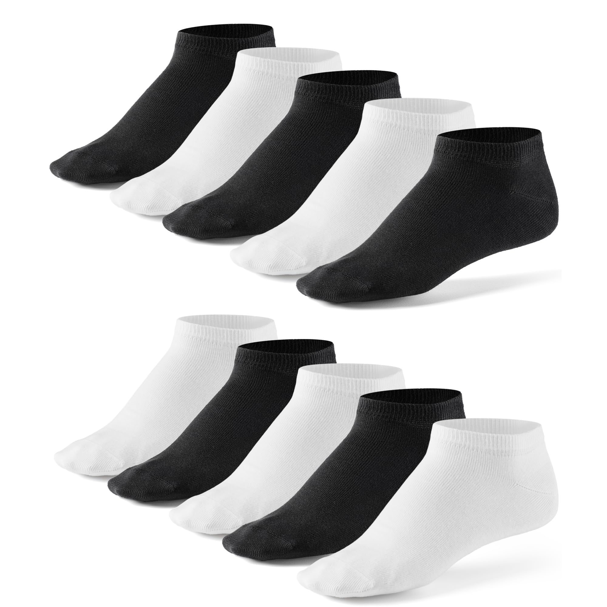 Mat and Vic's Mens Liner Ankle Socks (5 or 10 Pair Pack) Cotton Classic Comfortable Breathable
