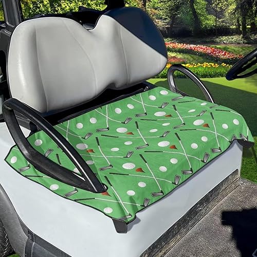 Darisoco Fundas universales para asientos de carrito de golf, fundas de asiento de coche, accesorios para carrito de golf, se adaptan a la mayoría