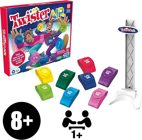 Miniatura 4 de Hasbro Gaming Twister Air Game  AR App Play Game with Wrist and Ankle Bands  Links to Smart Devices  Active Party Games for Kids and Adults  Ages 8+
