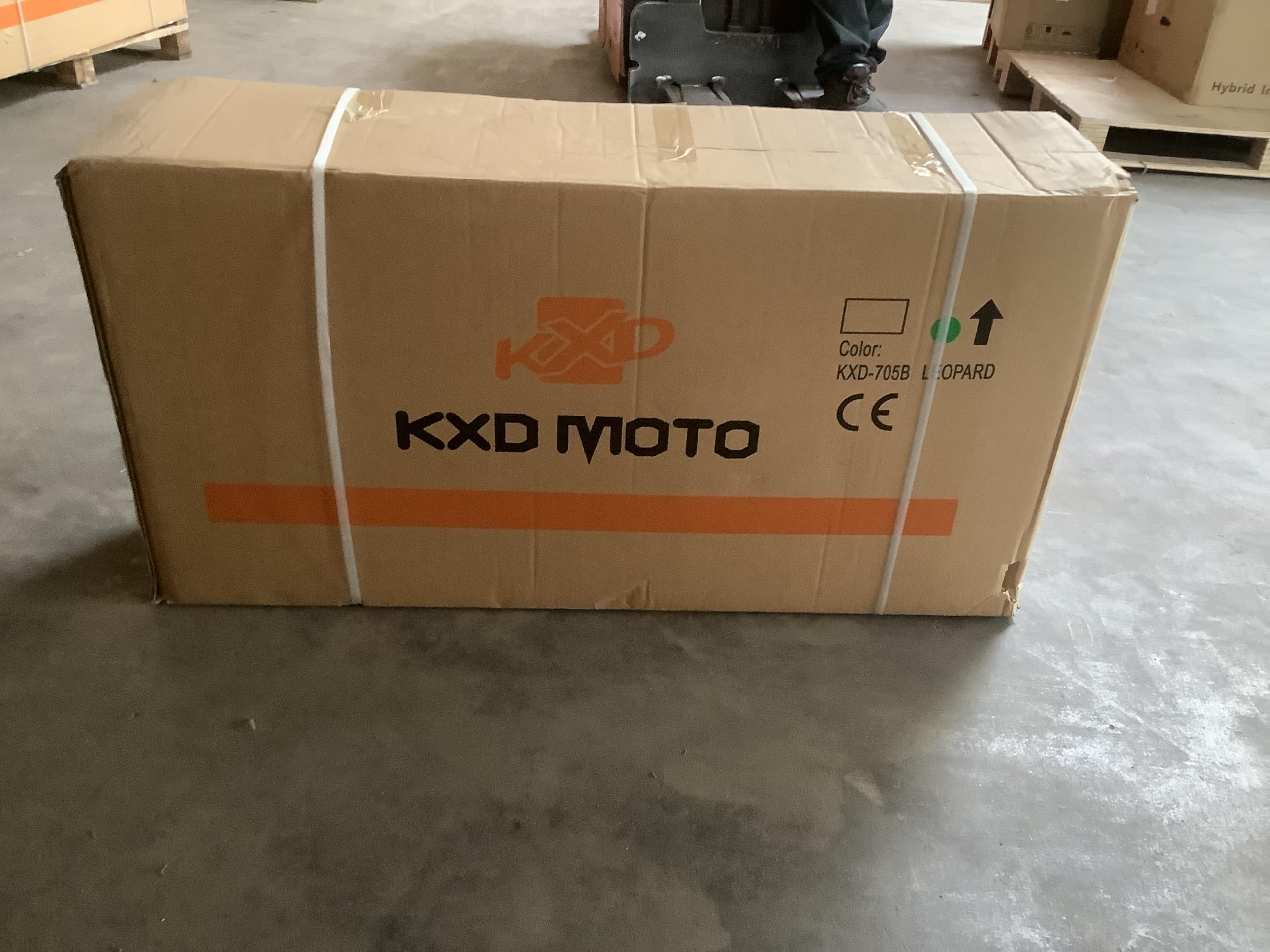 KXD 705 - Moto de cross, 49 cc, motor de 4 tiempos, leopardo, dirt bike, crossbike, turquesa