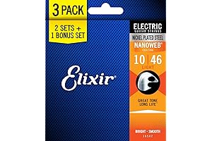 Elixir Strings, Electric Guitar Strings, Nickel Plated Steel