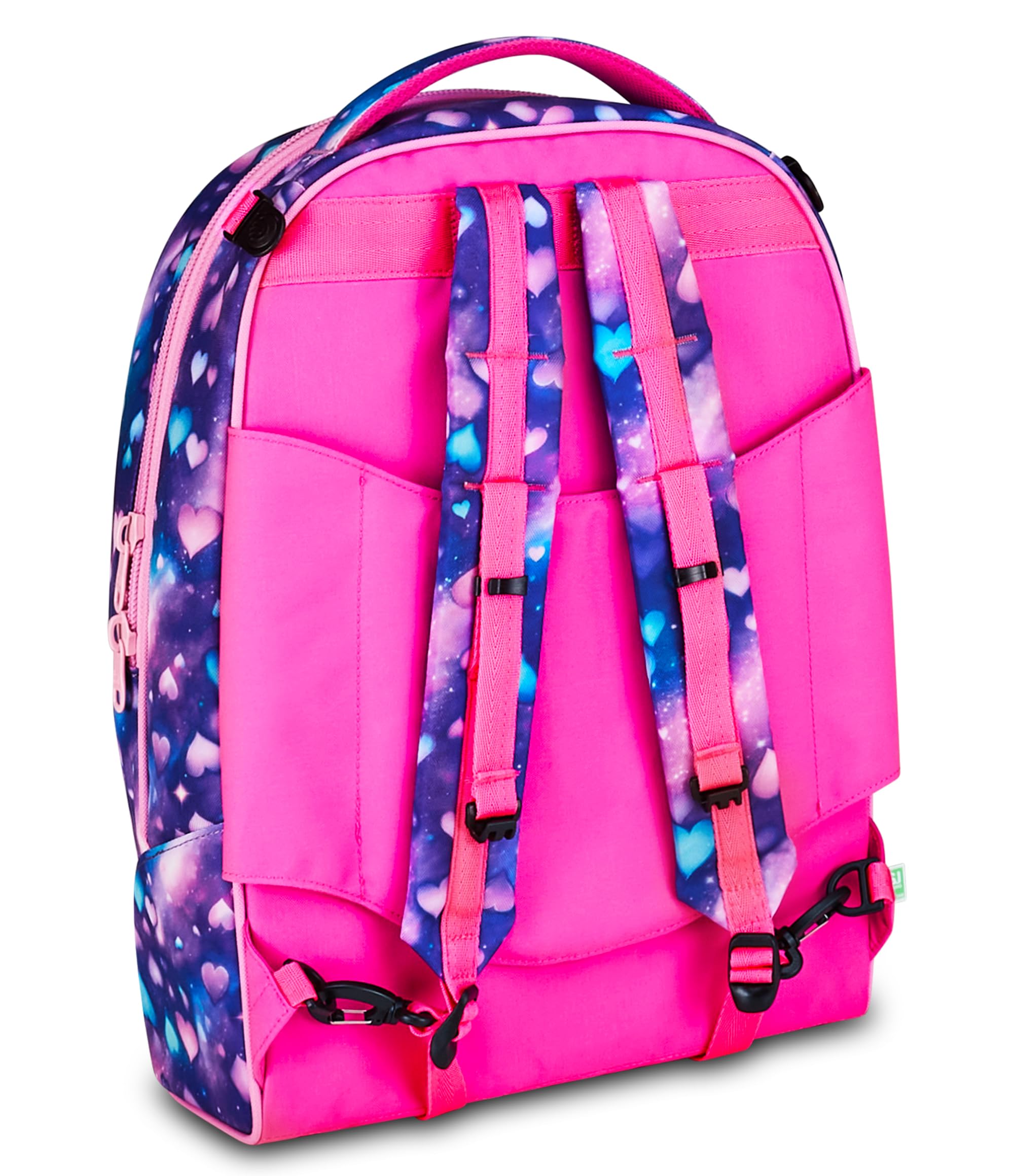 SJ GANG STYLE JAM GANG Trolley Jack 8 ruote PIXIE UNICORN, Viola, 34L, Scomponibile, Crossover System, 3 in 1, Spallacci a scomparsa, Tasca portaborraccia, Tasca frontale, Scuola elementare, Bambina | Scomponibile, Crossover System 3 in 1, Spallacci a sco